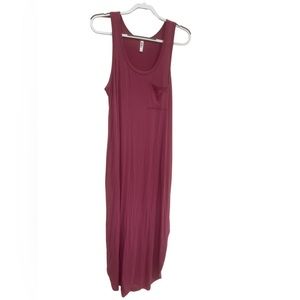 Maxi dress size L with front pocket